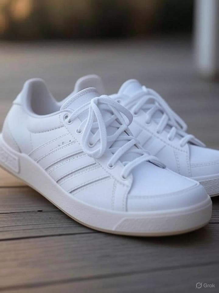 حذاء رياضي أبيض