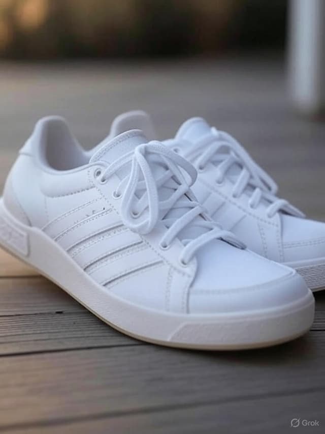 حذاء رياضي أبيض